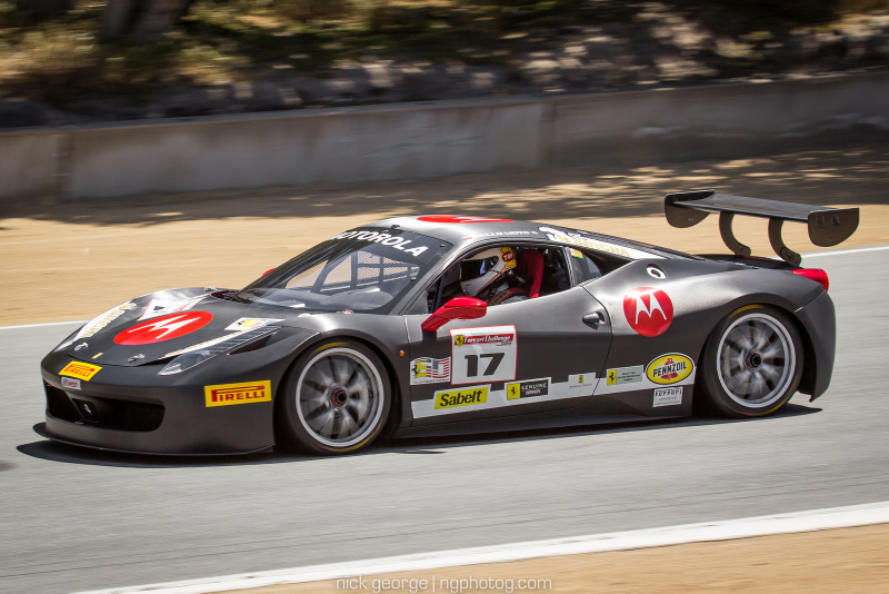 Illustration for article titled Ferrari Challenge at Laguna Seca
